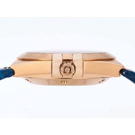 Omega 316l Steel Case 39mm Blue Dial Watch