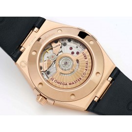 Omega 316l Steel Case 39mm Blue Dial Watch