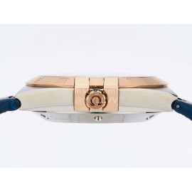 Omega 39mm Blue Dial 316l Steel Case Watch