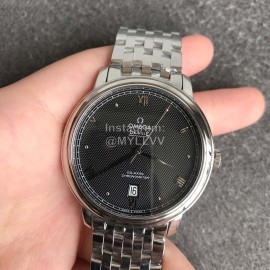 Omega 316l Steel Case Sapphire Crystal Watch Black