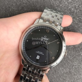 Omega 316l Steel Case Sapphire Crystal Watch Black