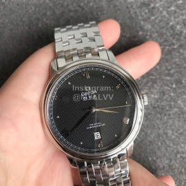 Omega 316l Steel Case Sapphire Crystal Watch Black