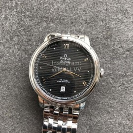 Omega 316l Steel Case Sapphire Crystal Watch Black