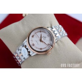 Omega New Roman Numeral Dial Steel Strap Watch