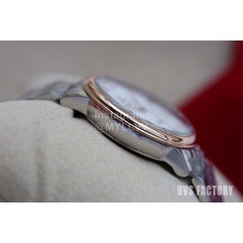 Omega New Roman Numeral Dial Steel Strap Watch