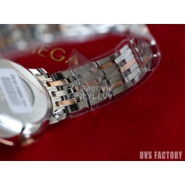 Omega New Roman Numeral Dial Steel Strap Watch