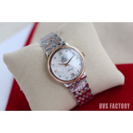 Omega Fashion Roman Numeral Dial Steel Strap Watch