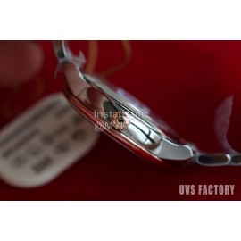 Omega Fashion Roman Numeral Dial Steel Strap Watch