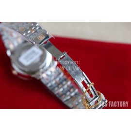 Omega Fashion Roman Numeral Dial Steel Strap Watch