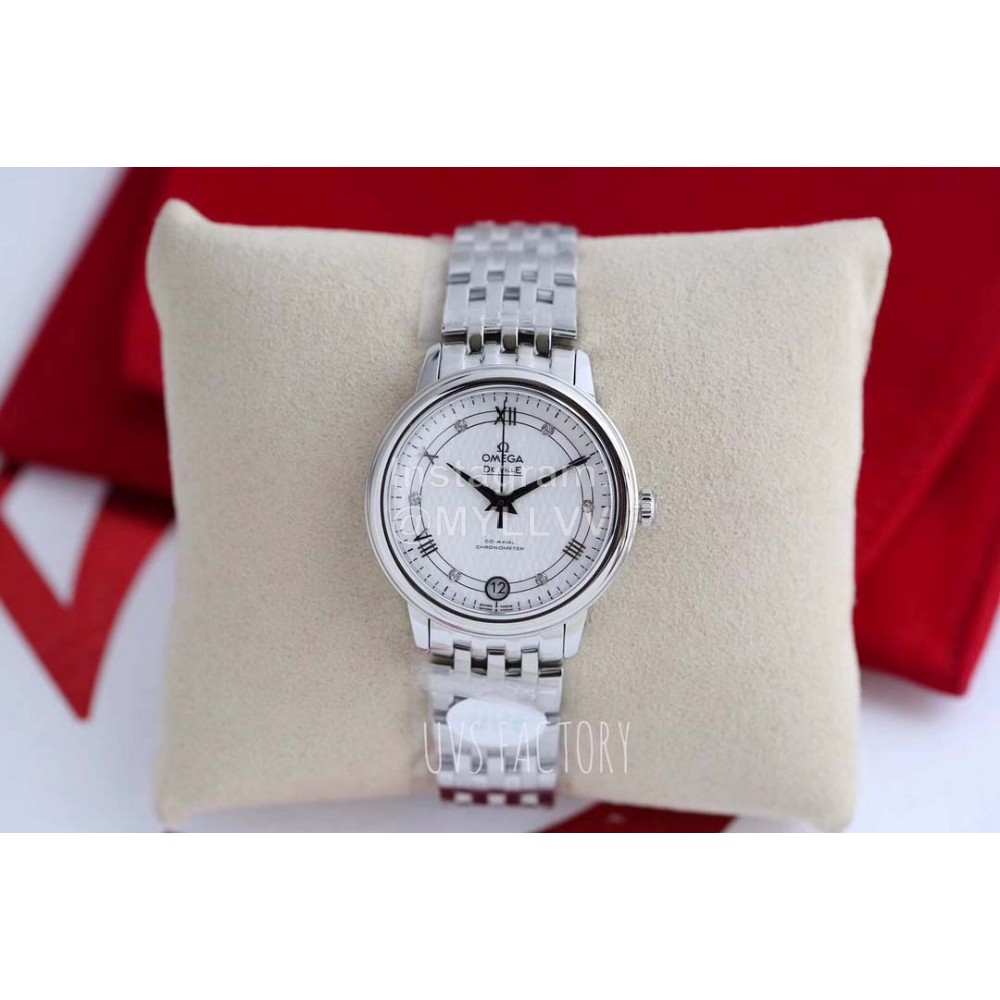 Omega Steel Strap Roman Numeral Dial Watch