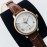 Omega New 316l Steel Case Leather Strap Watch