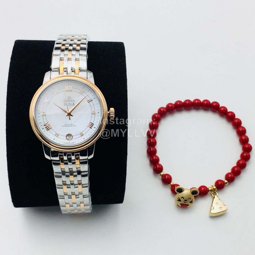 Omega Steel Strap Sapphire Crystal Watch