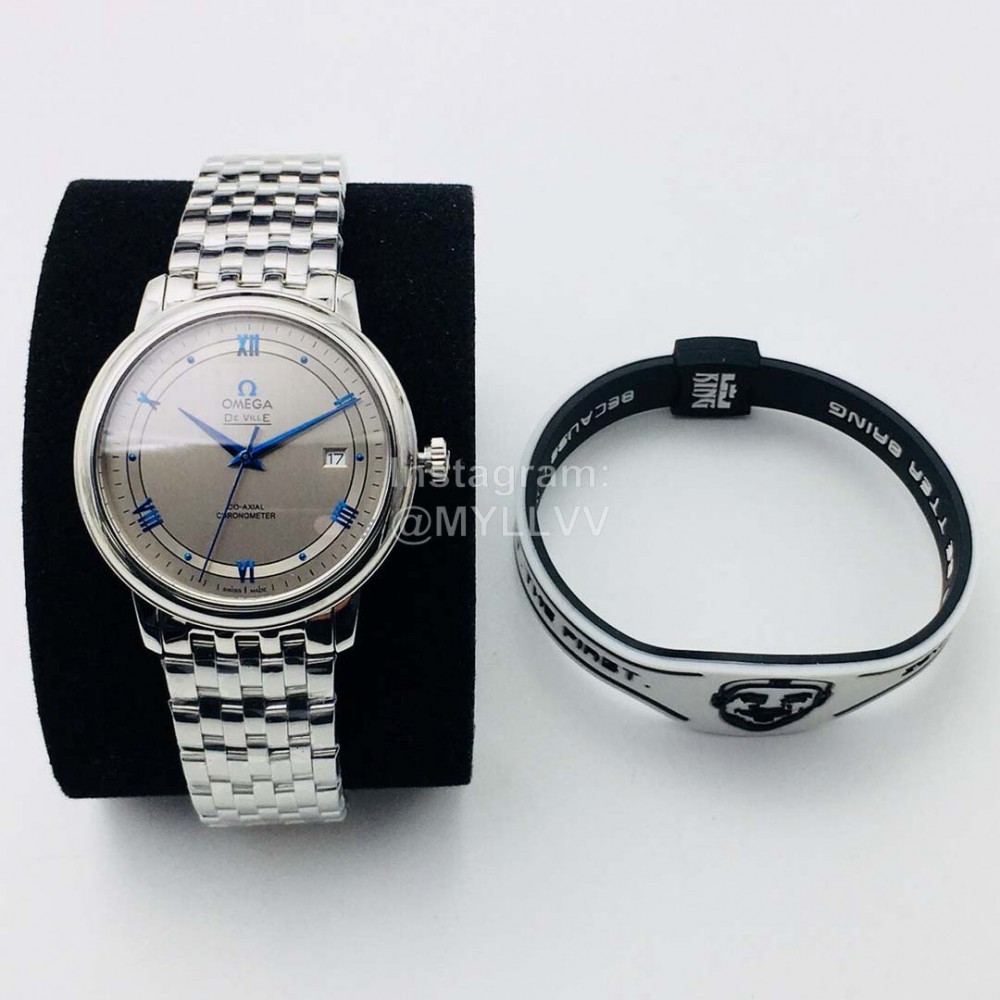 Omega Sapphire Crystal Steel Strap Watch 