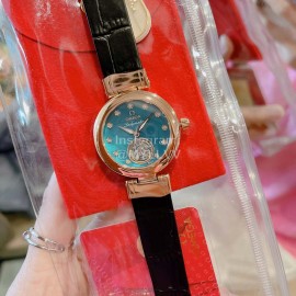 Omega Ladymatic Sapphire Crystal Diamond Watch