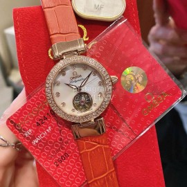 Omega Ladymatic Fashion Sapphire Crystal Diamond Watch