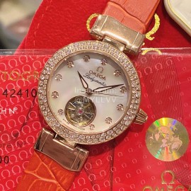 Omega Ladymatic Fashion Sapphire Crystal Diamond Watch
