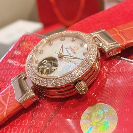 Omega Ladymatic Fashion Sapphire Crystal Diamond Watch