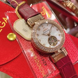 Omega Ladymatic New Sapphire Crystal Diamond Watch