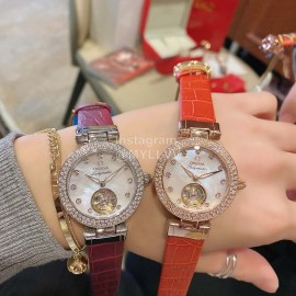 Omega Ladymatic New Sapphire Crystal Diamond Watch