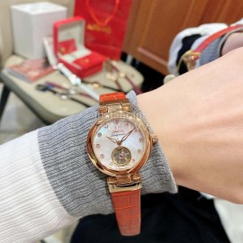 Omega Ladymatic New Diamond Sapphire Crystal Watch For Women