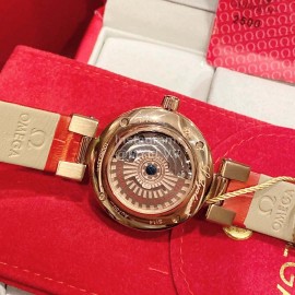 Omega Ladymatic New Diamond Sapphire Crystal Watch For Women