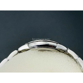 Omega Qtq Factory Sapphire Crystal Steel Strap Watch Silver