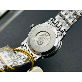 Omega Qtq Factory Sapphire Crystal Steel Strap Watch Silver