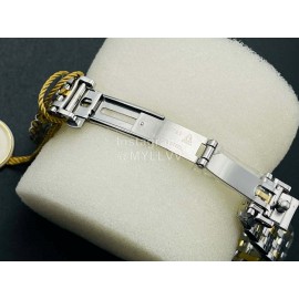 Omega Qtq Factory Sapphire Crystal Steel Strap Watch Gold