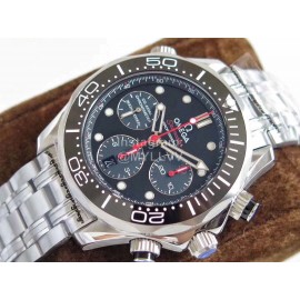 Omega 41.5mm Black Dial Luminous Mechanical Watch