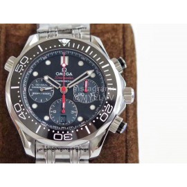 Omega 41.5mm Black Dial Luminous Mechanical Watch