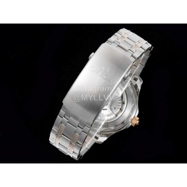 Omega Black Ceramic Dial Steel Strap Watch