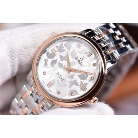 Omega Steel Strap 32.7mm Butterfly Dial Watch