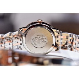 Omega Fashion 32.7mm Butterfly Dial Steel Strap Watch