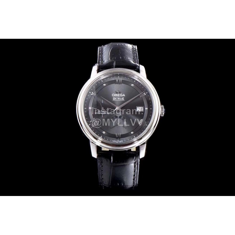 Omega 316l Steel Case 39.5mm Black Dial Multifunctional Watch