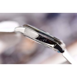 Omega New Butterfly 32.7mm Dial Satin Leather Strap Watch