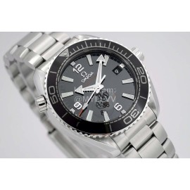 Omega 39.5mm Ceramic Dial Steel Strap Watch For Women