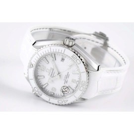 Omega New 39.5mm Ceramic Dial Watch For Women