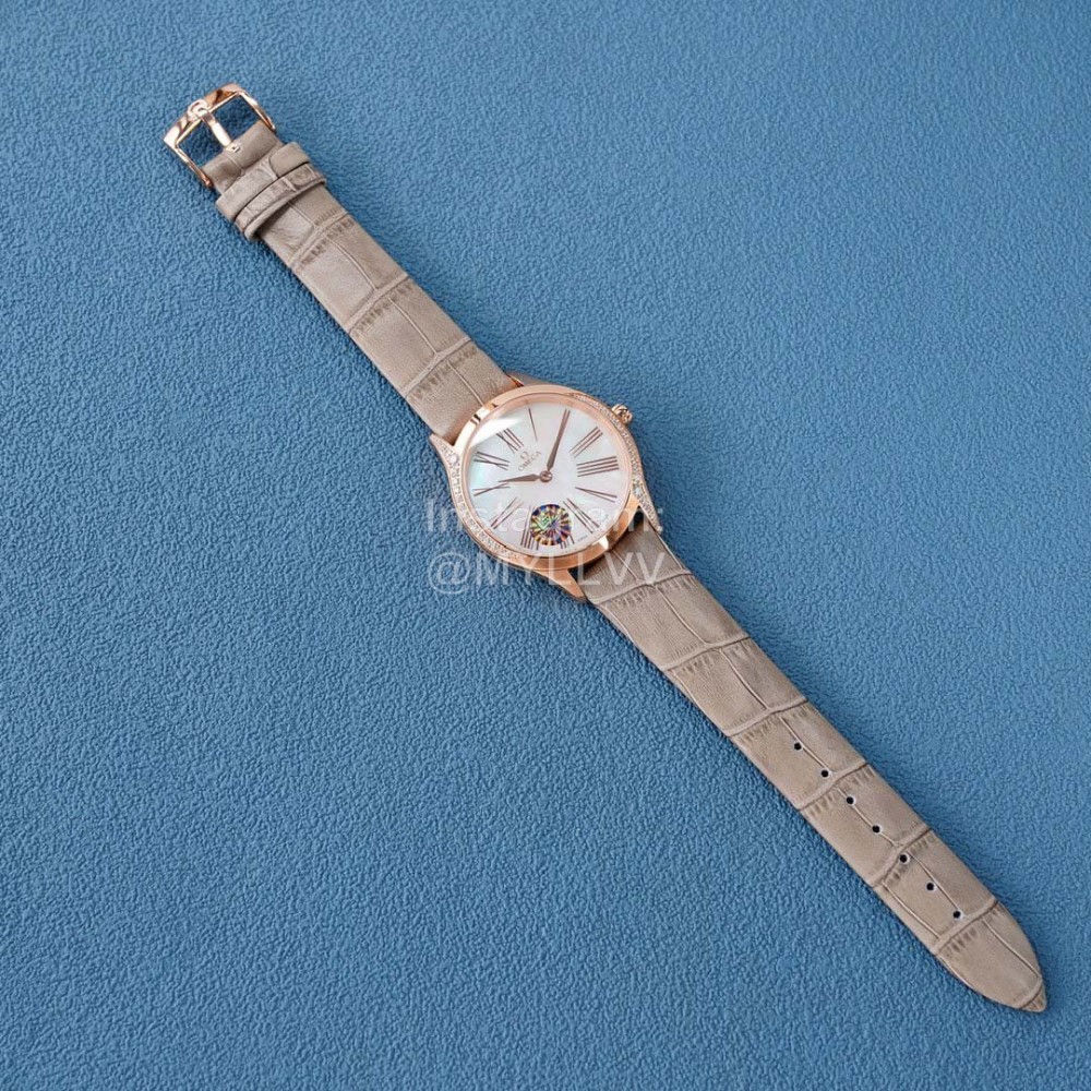 Omega 36mm Dial Diamond Watch For Women