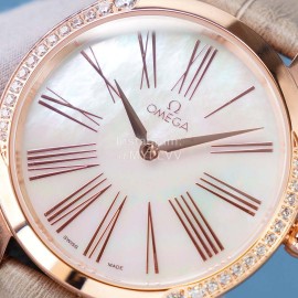 Omega 36mm Dial Diamond Watch For Women
