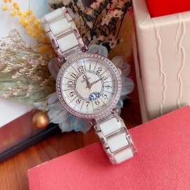 Omega Fashion Roman Numeral Dial Diamond Watch