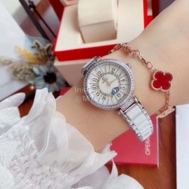 Omega Fashion Roman Numeral Dial Diamond Watch