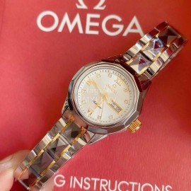 Omega 316l Steel Case Sapphire Crystal Watch For Women