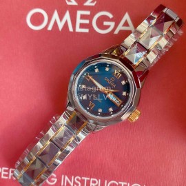 Omega Sapphire Crystal 316l Steel Case Watch