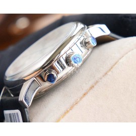 Omega Sapphire Crystal Roman Numeral Dial Watch Black