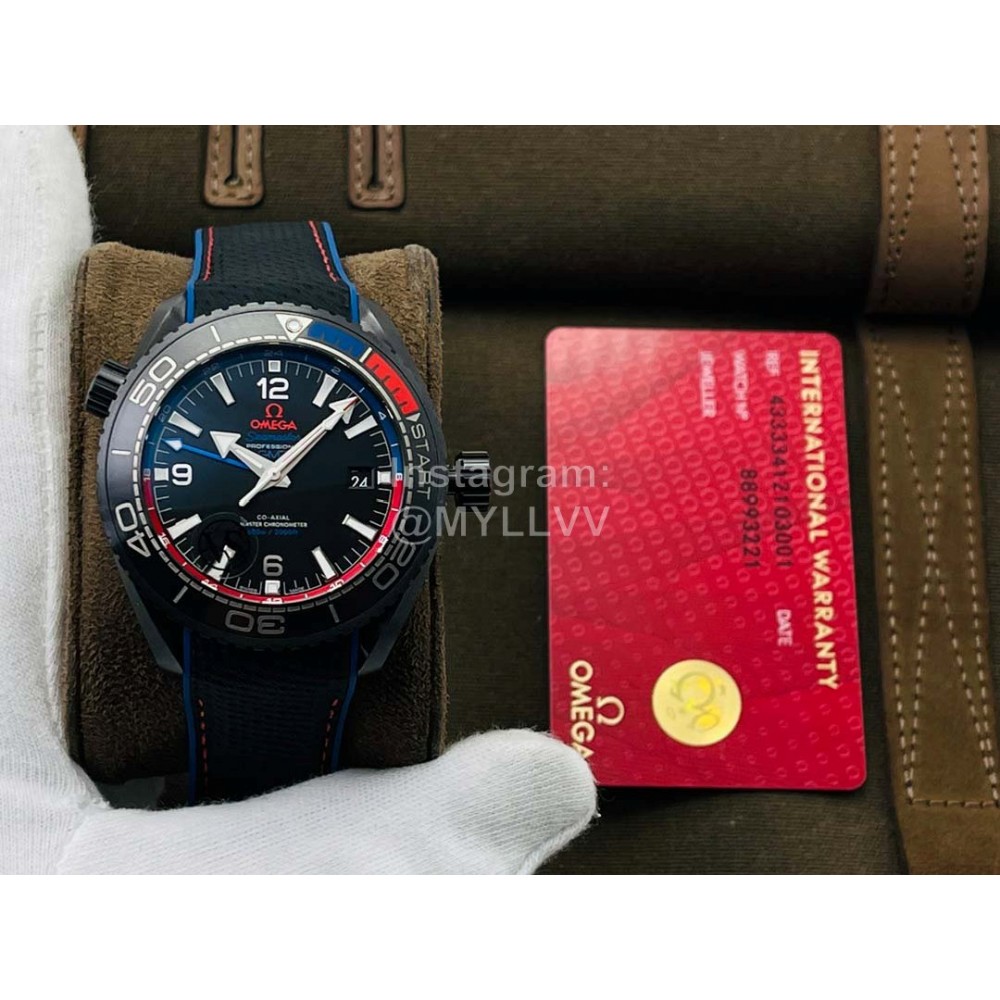 Omega Vs Factory New Rubber Strap Watch 