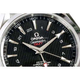 Omega 41.5mm Black Dial Steel Strap Watch