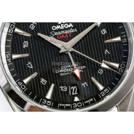 Omega 41.5mm Black Dial Steel Strap Watch
