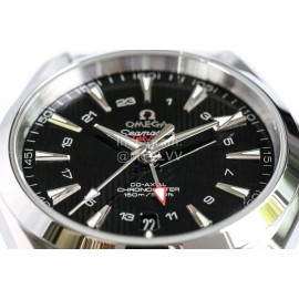 Omega 41.5mm Black Dial Steel Strap Watch