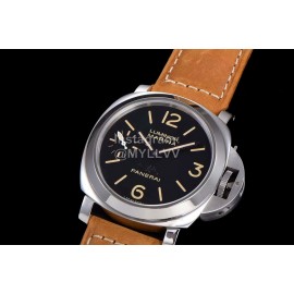 Panerai Hw Factory 316 Refined Steel 44mm Dial Watch Brown