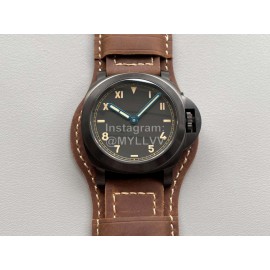 Panerai Coffee Leather Calfskin Strap Watch Pam779